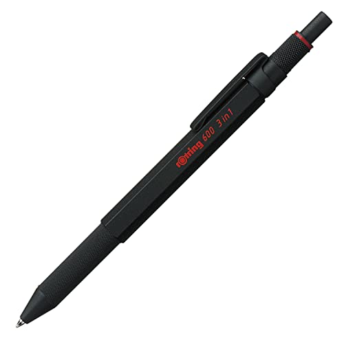Esferográfica RITZENHOFF 600 3-in-1 Preto Newell Brands - Instrumentos de escrita multifunções - preto, 3 em 1, compartimento