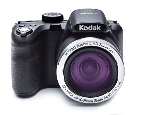 Máquina Fotográfica Compacta KODAK AZ421 (Preto - 16 MP - ISO: 80 a 1600) Kodak - Câmeras digitais - compacta, 16 MP, ISO 80-1600