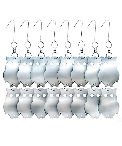 Conjunto 8 Discos Repelentes de Pássaros em Forma de Grifo DE-BIRD De-Bird - Atraentes para a vida selvagem - repelentes, pássaros, tecnologia de reflexo, luz solar