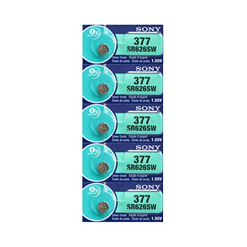 Pilhas SONY SR626SW (10 unidades - Pilha) Sony - Baterias - pilha não recarregável, óxido de alumínio/vanadio, prateado, sr626sw