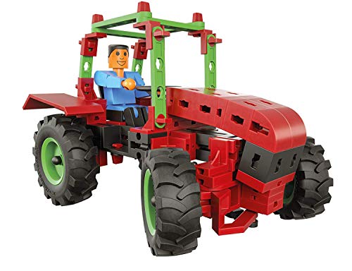 Brinquedo de Construção FISHER PRICE Advanced Tractors (Idade Mínima: 3) fischertechnik - Brinquedos de conjunto de construção - 130 peças, 3 veículos, direção realista, figura de jogo