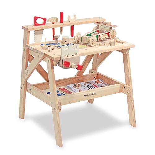 Jogo de Construção MELISSA & DOUG Madeira - Castanho - 38.1 x 25.4 x 7.6 cm Melissa & Doug - Brincadeira de faz de conta - madeira, castanho, 38.1 x 25.4 x 7.6 cm, peças de construção