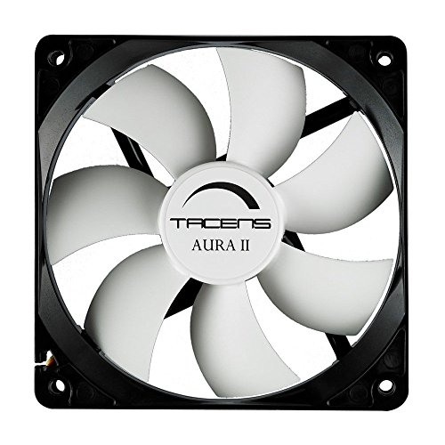 Ventoinha TACENS Aura II 8 cm Preto (Composants PC) Tacens - Peças de refrigeração de sistema de computador - ventoinha, tacens, aura ii, 8 cm, preto