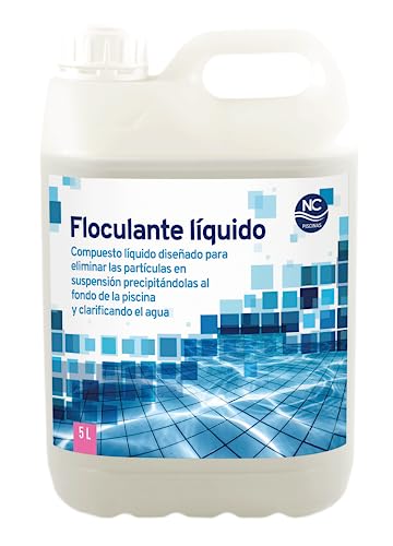 Desengraxante para Piscinas e Tanques de Água NC 5L Newchem - Limpeza de piscinas e produtos químicos - desengraxante, piscinas, tanques de água, sedimentar, clareza