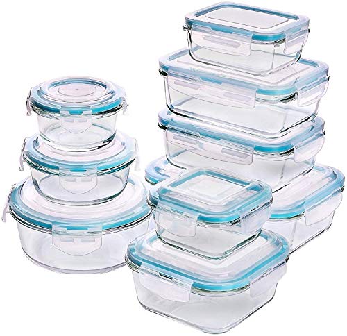 Conjunto de Recipiente para Alimentos Vidro KICHLY KICHLY - Recipientes de armazenamento de alimentos - vidro, recipiente, alimentos