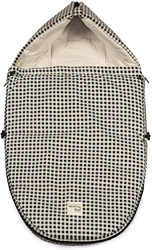 Saco de Viagem WALKING MUM I Love Vichy (Preto) WALKING MUM - Forros e sacos de transporte para bebês - viagem, preto