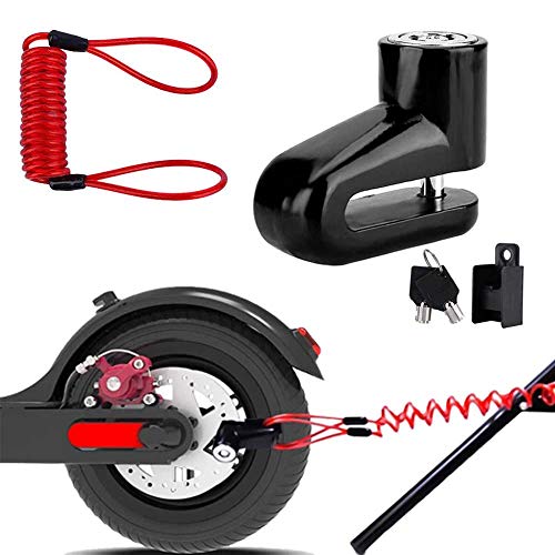Bloqueio de Frenos para Scooter Elétrico Mijia M365 Preto FDS-161 - Alarmes e fechaduras para motocicletas - aço, poliuretano, preto, compatível Mijia M365
