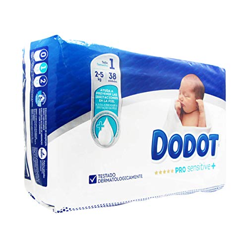 Fraldas DODOT Pro-Sensitive+ T1 (38 un) DODOT - Banho e corpo - fraldas, pro-sensitive, t1, 38 unidades