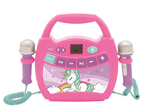 Microfone LEXIBOOK Unicornio (Rosa - 15.5x17.5x7cm) Lexibook - Áudio - unicórnio, rosa, 15.5x17.5x7cm
