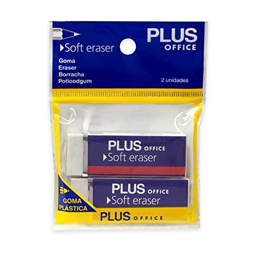 Borracha PLUS OFFICE Eraser (Laranja - 1 Unidade) MAKRO PAPER - Borrachas - borracha, laranja, 1 unidade