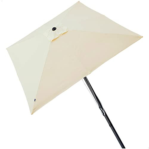 Guarda-Sol Quadrado de Jardim 300X300 Cm com Protecção Uv50 Aktive AKTIVE - Guarda-sóis e toldos de exterior - guarda-sol, quadrado, jardim, proteção uv50