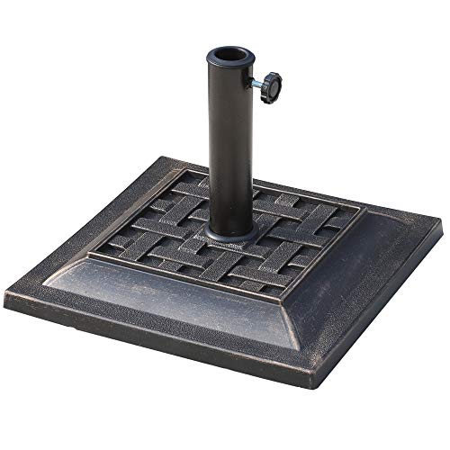 Base de Guarda-Sol OUTSUNNY 01-0143 (Cobre - Aço - 44 x 32 cm) Outsunny - Bases para guarda-sóis de exterior - cobre, aço, 44 x 32 cm