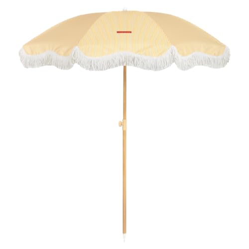 Guarda-Sol FLAMINGUEO de Jardim (Branco - Algodão e Poliéster - 240x190cm) Flamingueo - Móveis de exterior - branco, 240x190cm, algodão, poliéster
