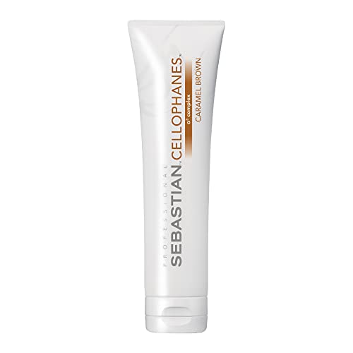 Cellophane Caramel Brown 300 Ml CELLOPHANES Sebastian - Coloração de cabelo - caramelo, 300 ml