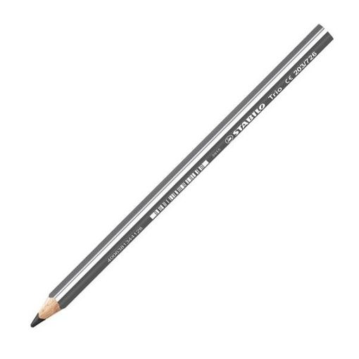 Lápis Cor Trio 12 Cores 1.0 Mm (Caixa de 12) Sin marca - Lápis - 12 cores, 1.0 mm, madeira de pinho, cor vivas