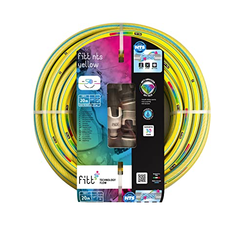 Mangueira FITT NTS Yellow 1/2 (12.5 mm) 20 M FITT - Mangueiras pneumáticas - 20 m, 12.5 mm, polietileno, amarelo