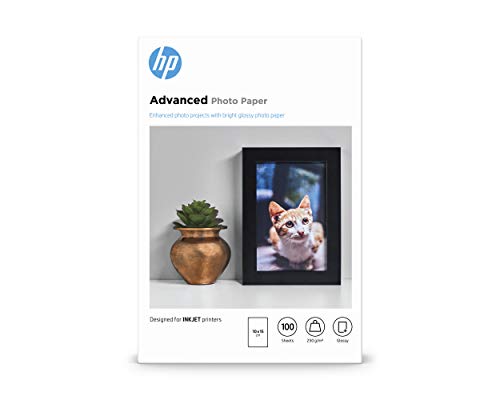 Papel Fotográfico HP Advanced Glossy Photo Paper HP - Papel de impressora e copiadora - papel fotográfico, hp, advanced, glossy, photo paper