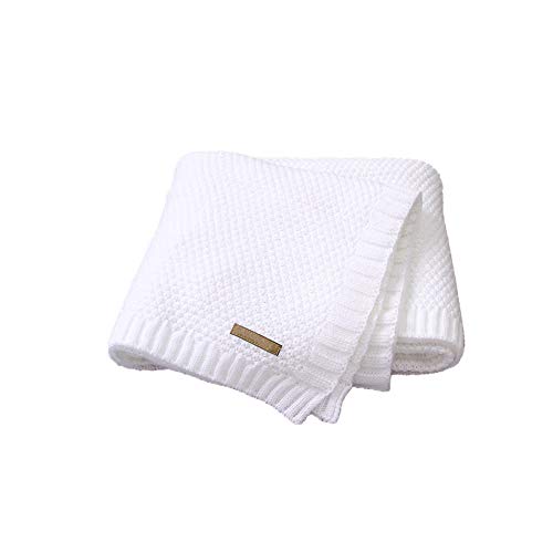 Manta de Ponto para Recém-Nascido Odot Suave e Quente 80X100Cm Branco Odot - Móveis para bebês e crianças pequenas - suave, quente, recém-nascidos, 80x100cm