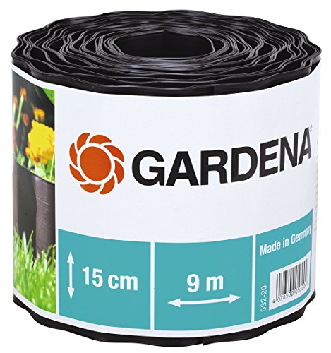 Limitador de Jardinagem GARDENA 532-20 (Preto) Gardena - Limites e bordas de jardim - preto, plástico