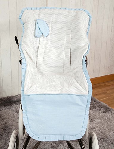 Babyline Capa para Carrinho de Passeio Azul Babyline - Forros e sacos de transporte para bebês - algodão, fácil de colocar, fácil de lavar