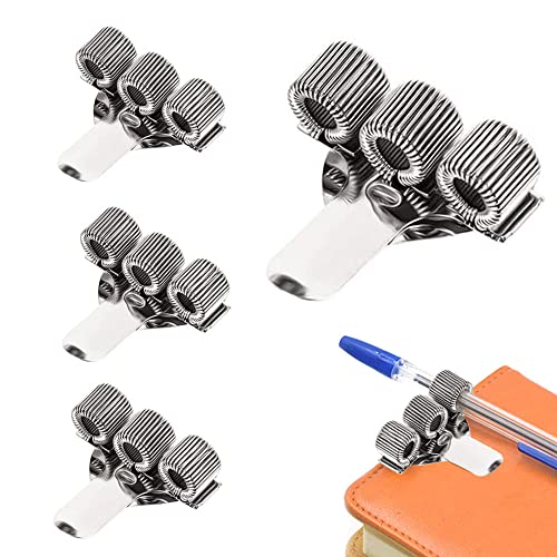Suporte para canetas DCQ 4 peça(s) (Material de Escrita) juzishangdian - Organizadores de mesa - metal, 4 peças, 40x40 mm, prateado