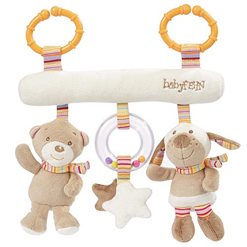 Brinquedos para Bebé FEHN Activity Trapeze Rainbow Fehn - Brinquedos de atividade para bebês - capacidades motoras, cognitivas, anéis coloridos, balanço