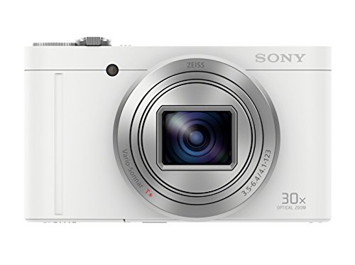 Máquina Fotográfica Compacta SONY WX500 (Branco - 18.2 MP - ISO: Auto a 1600 - Zoom Ótico: 30x) Sony - Câmeras - 18.2 MP, 30x zoom, full hd, wi-fi, nfc