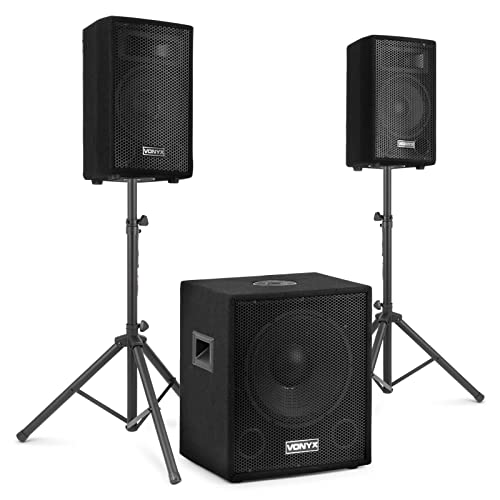 Conjunto de Colunas VONYX VX1015BT (Preto - 100 W - Bluetooth) Tronios B.V. - Acessórios de áudio - bluetooth, 100 W, preto
