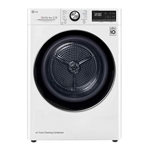 Máquina de secar roupa LG RC80V9AV2W | 8 kg | Bomba de calor | A+++ LG - Aparelhos de lavanderia - mãquina, secar roupa, lg rc80v9av2w, 8kg, bomba calor, a+