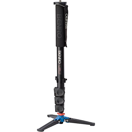 Benro A38FD Monopé Triplas Alumínio, Preto, Branco Benro - Tripés e monopés - alumínio, 3 pernas, 17,6 cm, dobrável