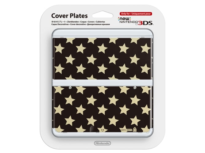 Capa Nintendo 3DS NEW 3DS XL Estrelas Transparente Nintendo - Acessórios para console de jogo portátil - transparente, estrelas, rigido, flexível