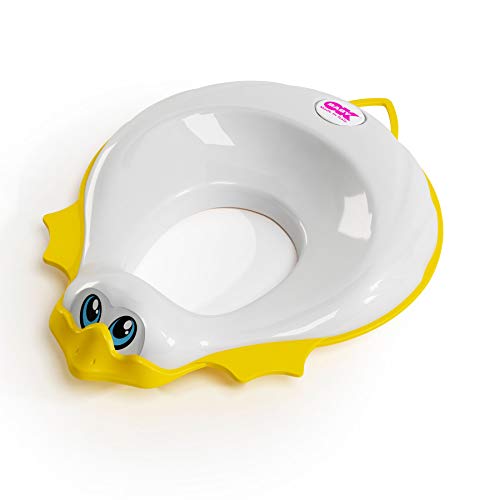 Asento para Inodoro OKBABY Ducka (Branco - 30x24.5x20cm) OKBABY - Acentos de vaso - suporte de borracha, pega, fácil de colar, fácil de limpar