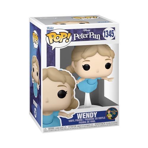 Figura FUNKO Pop Disney: Peter Pan 70Th- Wendy Funko - Brinquedos - figura, funko pop disney, peter pan 70th, wendy, vinil, pvc