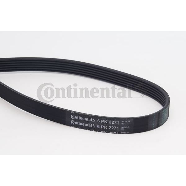 Correia de Máquina de Lavar Roupa CONTINENTAL EDISON 6PK2271 CONTITECH - Peças do motor do veículo automóvel - continental edison, preto, prateado, 1800 mm