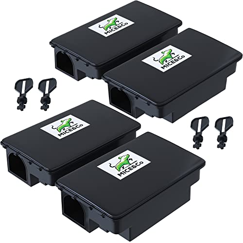 Mata-Rato MICE&CO Trampa para Ratos (Preto) Mice&Co - Armadilhas de controle de pragas - trampa, 1,5 m, preto, 2 peças