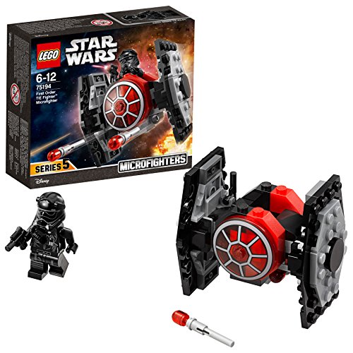 LEGO Star Wars - TIE Fighter de Primeira Ordem (Idade Mínima: 4) LEGO - Blocos de encaixe - star wars, tie fighter, primeira ordem, idade mínima 4