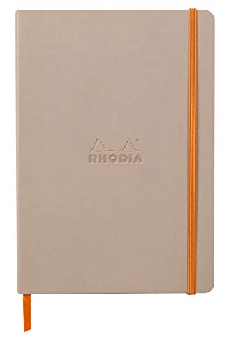Caderno RHODIA Flexible A5 (Pele Sintética - Rosa) Clairefontaine Rhodia - Cadernos e bloco de notas - A5, pela sintética, rosa