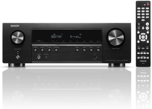Recetor de Áudio e Vídeo DENON AVR-S670H Denon - Receptores de áudio e vídeo - 8K Ultra HD, surround, bluetooth, reprodução de áudio