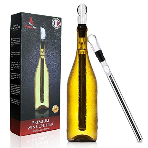 Conjunto de Vinho VINOCARE Chilled Wine Stopper VinoCare Because Wine Matters - Aeradores de vinho - vinho, parafuso, refrigerador