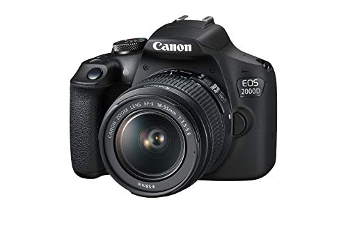 Kit Máquina Fotográfica Reflex CANON EOS 2000D + EF-S 18-55mm f/3.5-5.6 DC Canon - Câmeras digitais - kit, fotográfica reflex, canon eos 2000d, EF-S 18-55mm