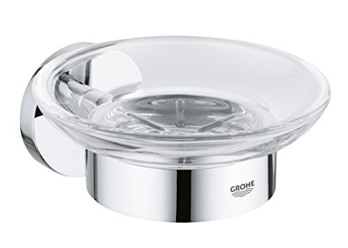 Saboneteira GROHE Essentials Cromada 20387001 Grohe - Saboneteiras e suportes - cromada, aço inoxidável, antiestática