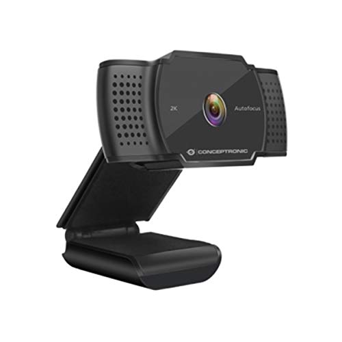 Webcam CONCEPTRONIC AMDIS02B (HD - 5 MP - Microfone Incorporado) Conceptronic - Webcams - hd, 5 mp, microfone incorporado