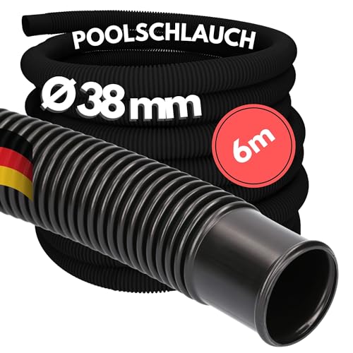 Mangueira de Piscina AMAPPOOL (6m - 38mm) Kalitec - Mangueiras de limpeza de piscina - 6m, 38mm