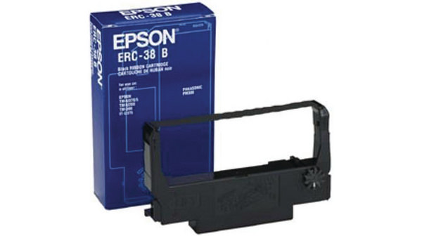 Cabeça de impressão EPSON ERC38B Preto (C13S045508) Epson - Fitas para impressora - epson, preto, tm-u200, tm-u220