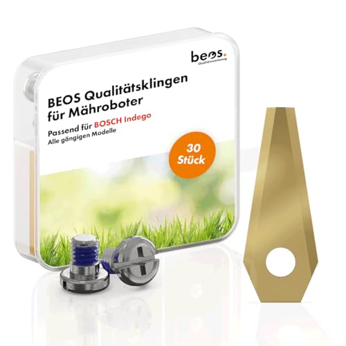 Conjunto de Lâminas e Parafusos BEOS (Compatibilidade: Bosch) BEOS-Tools - Lâminas de cortador de relva - lâminas, parafusos, compatível Bosch