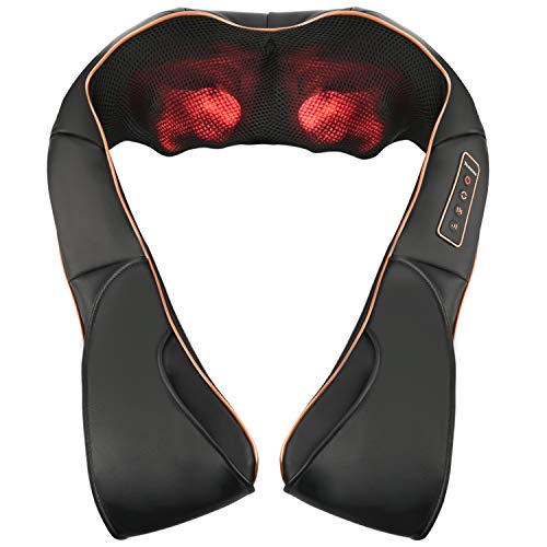 Massajador Shiatsu com Efeito de Calor e Suporte Cervical Triducna - Massageadores - shiatsu, calor, cervical