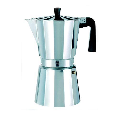 Cafeteira Italiana OROLEY New Vitro (3 Chávenas) Oroley - Cafeteiras elétricas e de fogão - prateado, 3 chávenas