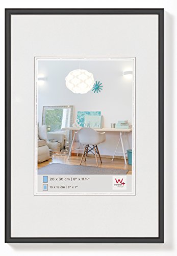Moldura WALTHER DESIGN KV318B New Lifestyle Walther - Porta-retratos - 9x13 cm, preto, 130 mm, 180 mm