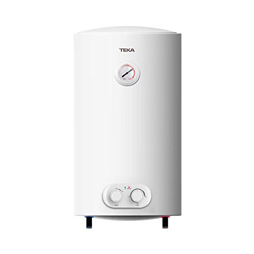 Termo Eléctrico TEKA EWH 50 H (130 L - 8 bar - Branco) TEKA - Aquecedores de água - 50 litros, 8 pessoas, termostato regulável, proteção sobreaquecimento