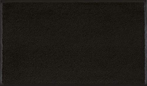 Mata de Banho WASH+DRY Raven Preto (75 x 120 cm) Wash+Dry - Tapetes de porta - microfibra, preto, 75x120cm